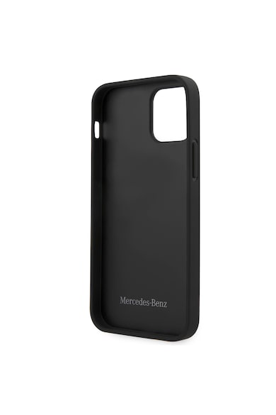 Mercedes Husa Cover  Leather Hand Strap pentru iPhone 12 Mini MEHCP12SLSSBK, Black Femei