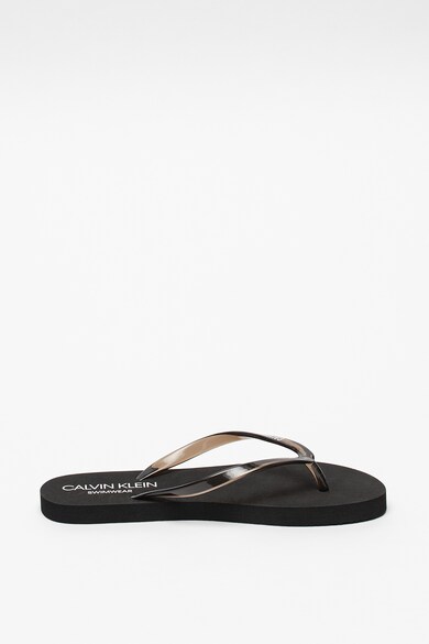 CALVIN KLEIN Papuci flip-flop cu logo Femei