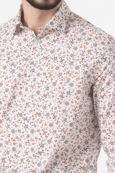 Selected Homme Camasa de bumbac cu imprimeu floral Willow Barbati