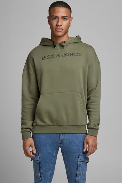 Jack & Jones Hanorac cu logo si buzunar kangaroo Barbati