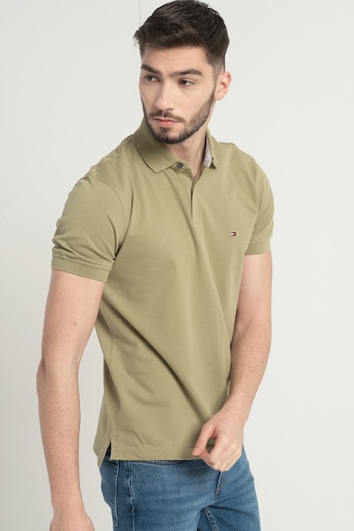 Tommy Hilfiger Tricou polo din amestec de bumbac organic Barbati