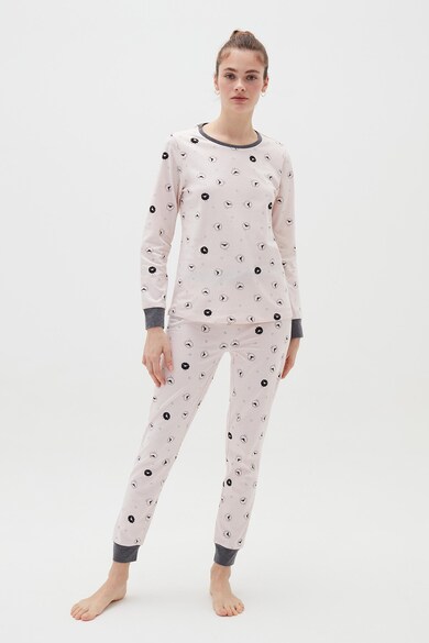 OVS Pijama cu imprimeu grafic Femei