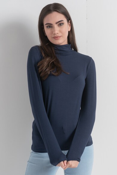 OVS Bluza cu model uni si guler inalt Femei