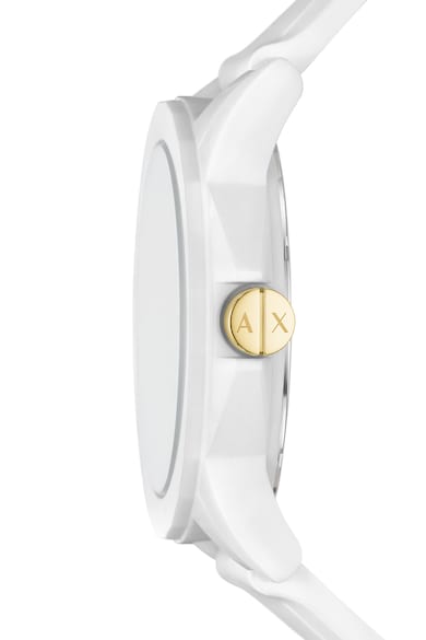 ARMANI EXCHANGE Часовник със силиконова каишка и табелка за име Жени