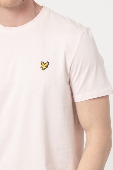 Lyle & Scott Tricou cu decolteu la baza gatului si broderie discreta aplicata pe piept Barbati