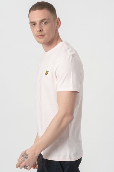 Lyle & Scott Tricou cu decolteu la baza gatului si broderie discreta aplicata pe piept Barbati