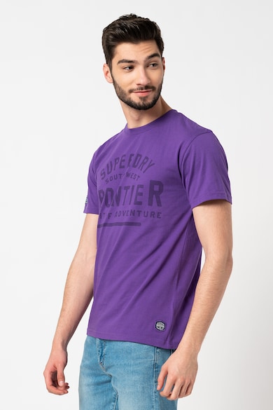 SUPERDRY Tricou relaxed fit cu imprimeu Heritage Mountain Barbati