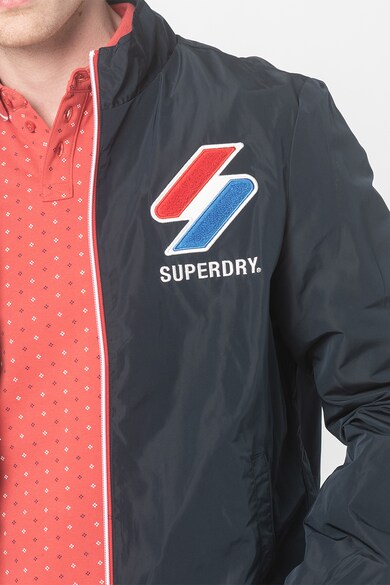 SUPERDRY Jacheta usoara cu logo brodat Barbati