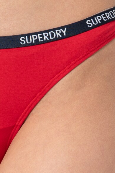 SUPERDRY Set de chiloti tanga din amesec de bumbac organic Harper - 2 piese Femei