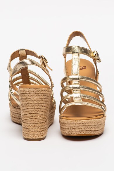 UGG Sandale wedge tip espadrile de piele Cressida Femei