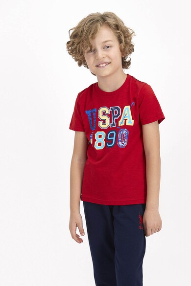 U.S. Polo Assn. Pijama cu imprimeu logo Baieti