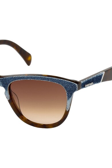 Diesel Ochelari de soare unisex cu rame cu material textil Femei