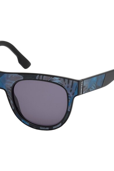 Diesel Ochelari de soare patrati unisex cu rama cu imprimeu tropical Femei