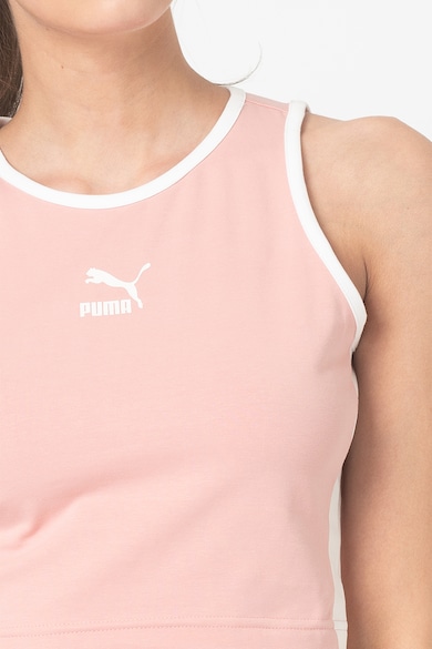 Puma Top crop cu logo Classics Femei