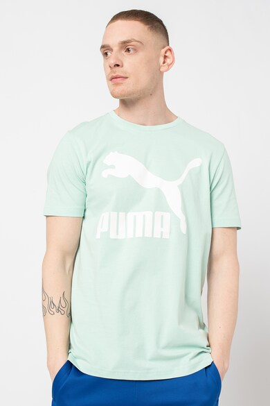 Puma Tricou cu decolteu la baza gatului si imprimeu logo Classics Barbati