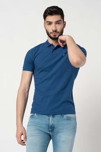 CALVIN KLEIN Tricou slim fit polo din bumbac organic Barbati