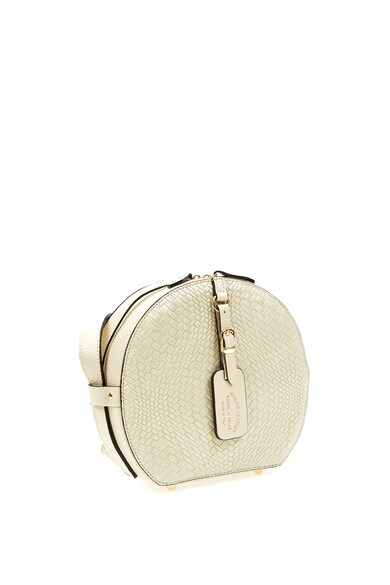 Luisa Vannini Geanta crossbody de piele cu aspect tesut Femei