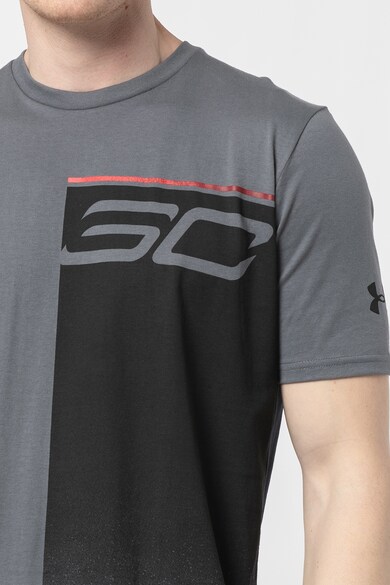 Under Armour Tricou cu decolteu la baza gatului pentru baschet SC30 Barbati