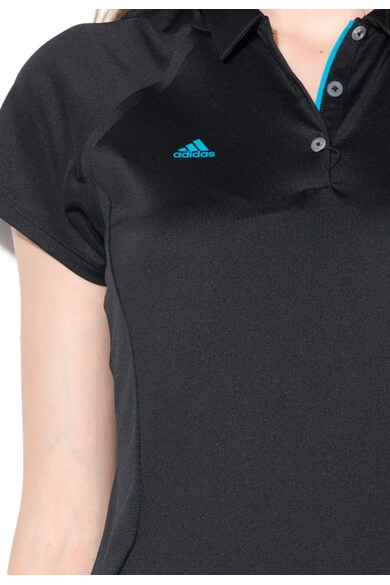 adidas Performance Tricou polo negru Femei