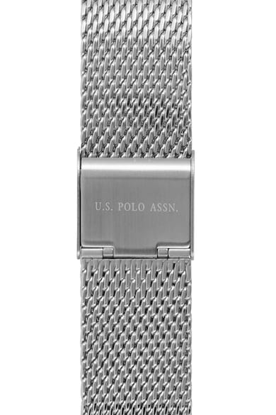 U.S. Polo Assn. Часовник с метална мрежеста верижка Мъже