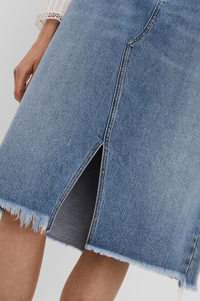 Vero Moda Fusta midi de denim cu slit frontal Femei