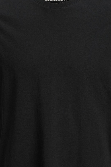 Jack & Jones Set de tricouri din bumbac organic - 5 piese, Negru/Alb Barbati