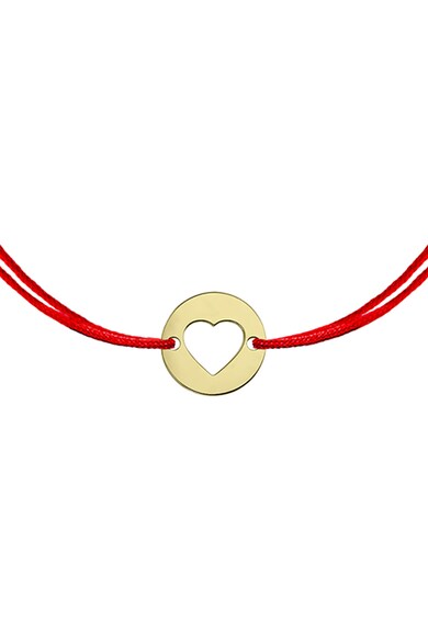 Zea et Sia Bratara tip snur cu talisman in forma de inima din aur de 14K Femei