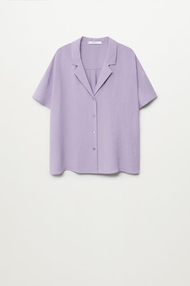 VIOLETA BY MANGO Camasa cu guler si revere Pico Femei