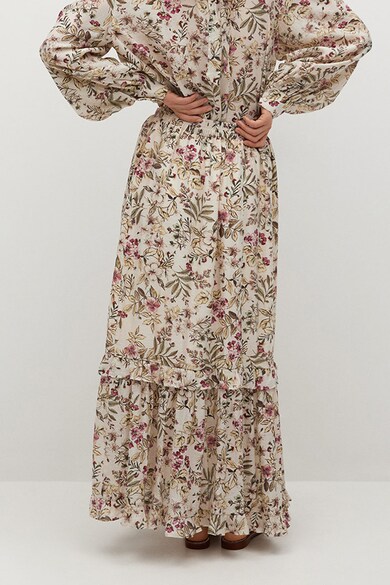 Mango Fusta maxi cu model floral Farm Femei