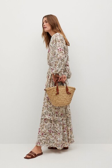 Mango Fusta maxi cu model floral Farm Femei