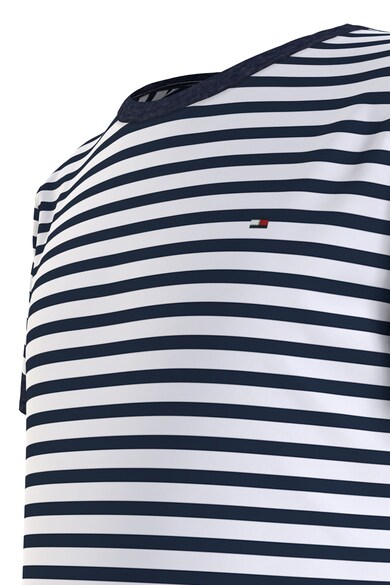 Tommy Hilfiger Tricou din amestec de bumbac organic cu model in dungi Fete