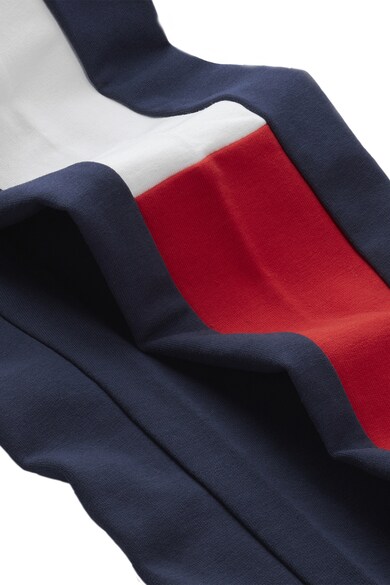 Tommy Hilfiger Colanti din amestec de bumbac organic cu model colorblock Fete