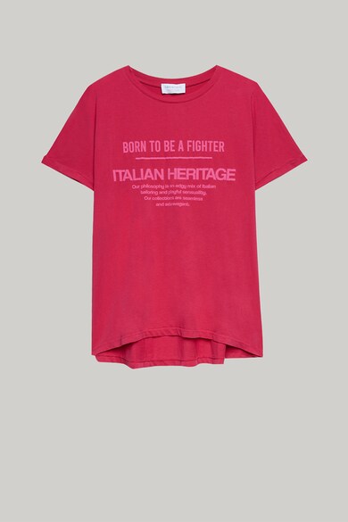 Fiorella Rubino Tricou din bumbac cu imprimeu text Femei