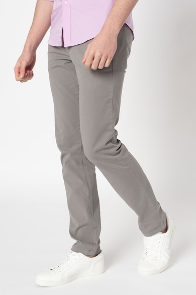 United Colors of Benetton Pantaloni chino slim fit din amestec de bumbac Barbati