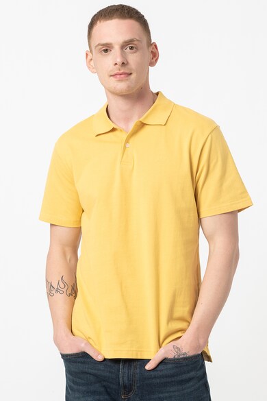 GAP Tricou polo de bumbac cu logo discret Barbati