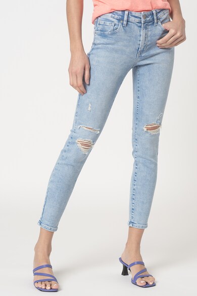 GAP Blugi crop skinny cu rupturi decorative Femei