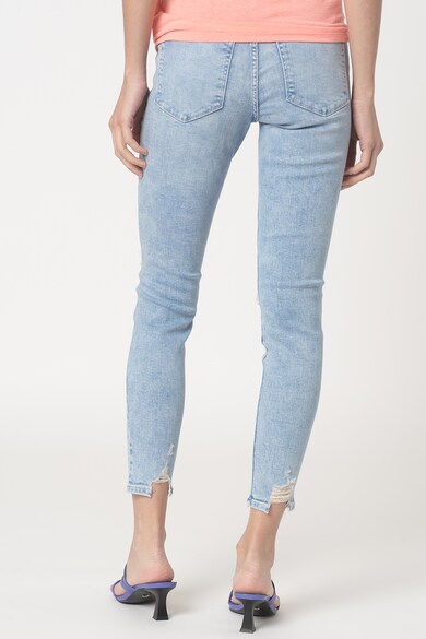 GAP Blugi crop skinny cu rupturi decorative Femei