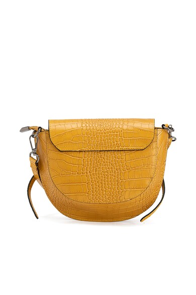 Mia Tomazzi Geanta crossbody de piele cu aspect de piele de reptila Femei