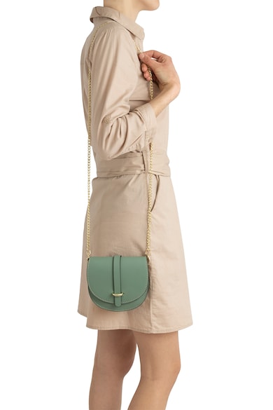 Lia Biassoni Geanta crossbody-saddle de piele Flora Femei