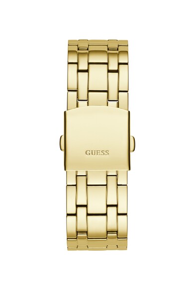 Guess Ceas cu functii multiple, cristale si bratara metalica Barbati