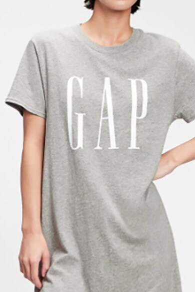 GAP Rochie-tricou cu imprimeu logo Femei