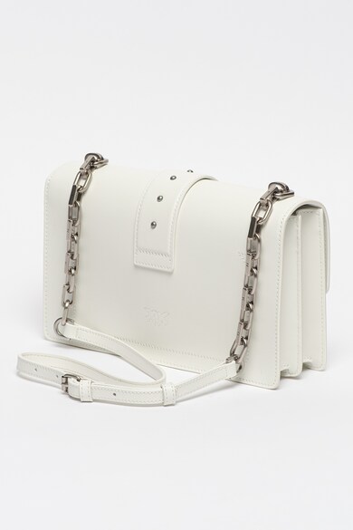 Pinko Geanta crossbody de piele cu aplicatie logo metalica Love Classic Icon Femei