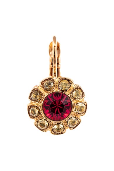 Roxannes - Mariana Jewellery Cercei placati cu aur rose de 24K decorati cu cristale Femei