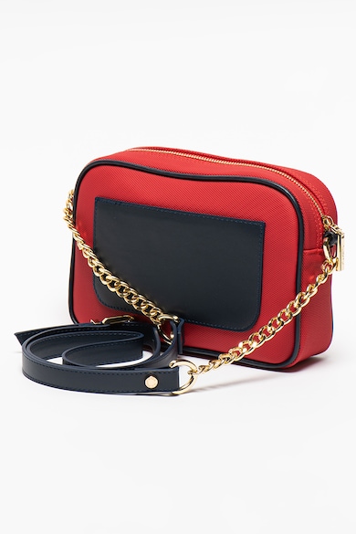 U.S. Polo Assn. Geanta crossbody de piele ecologica si material textil Femei