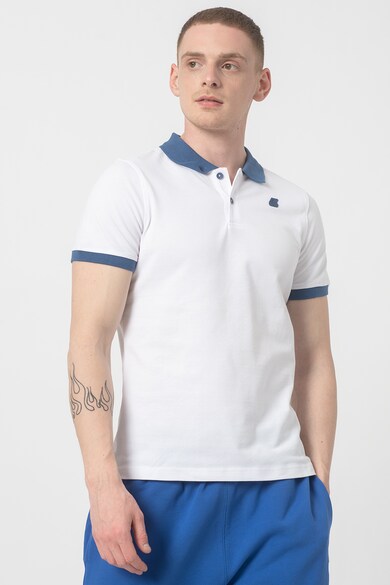 K-Way Tricou polo slim fit cu detalii contrastante Vincent Barbati