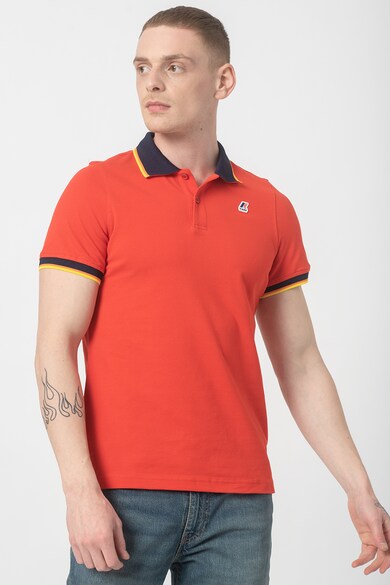 K-Way Tricou polo slim fit Vincent Barbati