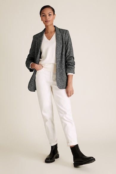 Marks & Spencer Sacou relaxed fit cu maneci cu fronseu Femei