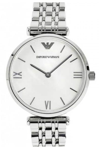 Emporio Armani Сребрист часовник Жени