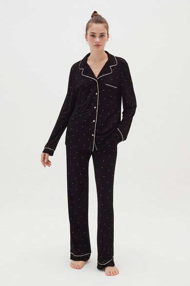 OVS Pantaloni de pijama cu imprimeu cu buline Femei