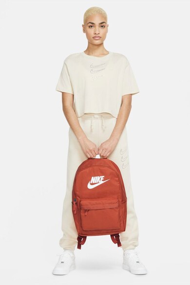 Nike Rucsac unisex cu imprimeu logo si buzunar exterior cu fermoar Heritage Femei